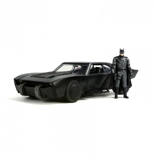 Miniature 1:18 DC Comics Batmobile the batman black 2022 avec figurine - Jada Toys Jada Toys - 1