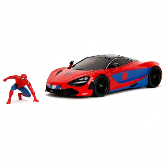 Miniature 1:24 DC Comics McLaren 720S Spiderman Marvel avec figurine - Jada Toys Jada Toys - 1