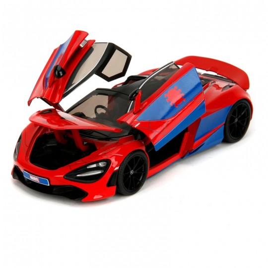 Miniature 1:24 DC Comics McLaren 720S Spiderman Marvel avec figurine - Jada Toys Jada Toys - 2