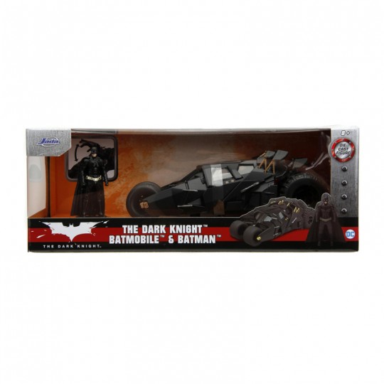 Miniature 1:24 DC Comics Batmobile The Dark Knight black 2008 - Jada Toys Jada Toys - 2