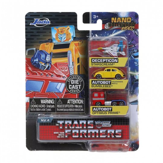 Miniature Nano véhicule TRANSFORMERS 3 cars set - Jada Toys Jada Toys - 2