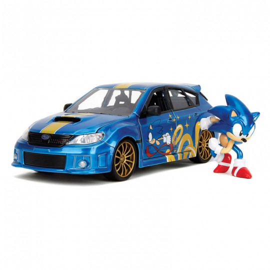 Miniature 1:24 Subaru Impreza WRX STI avec figurine Sonic 2012 - Jada Toys Jada Toys - 1