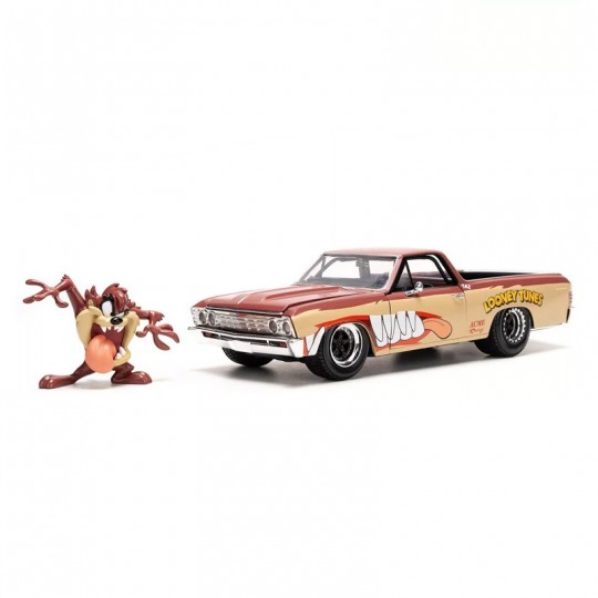 Miniature 1:24 Chevrolet El Camino Taz avec figurine 1967 - Jada Toys Jada Toys - 1