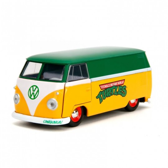 Miniature 1:32 Volkswagen Bus Tortues Ninja bi-color 1961 - Jada Toys Jada Toys - 1