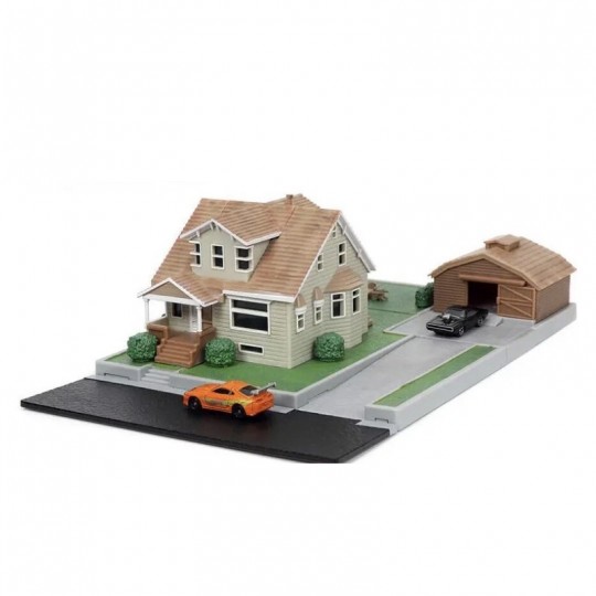 Miniature Nano Fast & Furious Dom's house 2 véhicules - Jada Toys Jada Toys - 1