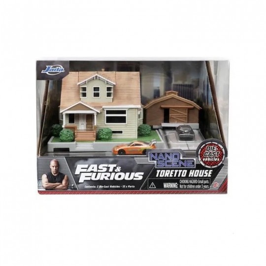 Miniature Nano Fast & Furious Dom's house 2 véhicules - Jada Toys Jada Toys - 2
