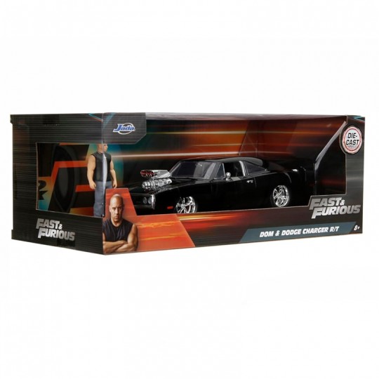 Miniature 1:24 Fast & Furious Dodge Charger  avec figurine Dom Toretto 1970 - Jada Toys Jada Toys - 1