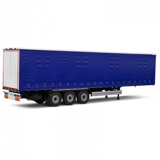 Miniature 1:24 Tarpaulin Trailer Maersk blue - Solido Solido - 1