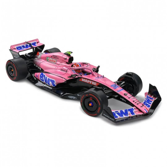 Miniature 1:18 Alpine F1 A522 pink Esteban Ocon grand prix d'Arabie Saoudite 2022 - Solido Solido - 1