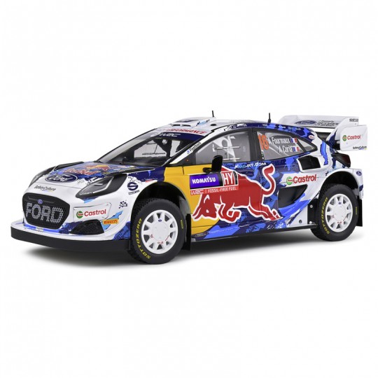 Miniature 1:18 FORD Puma Rally1 Hybrid 16 blanc Rallye de Suède 2024 A.FOURMAUX et A.CORIA - Solido Solido - 2