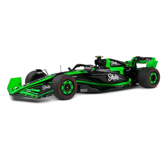 Miniature 1:18 Kick Sauber F1 team C44 black Z.Guanyu Bahrain GP 2024 - Solido Solido - 1
