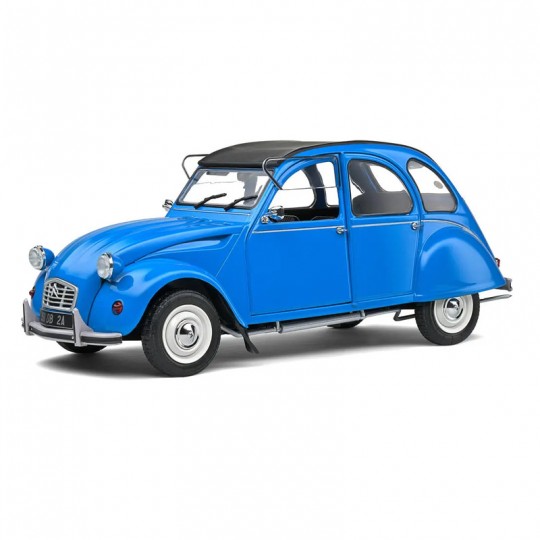 Miniature 1:18 Citroën 2CV6 bleu pétrole1982 - Solido Solido - 1