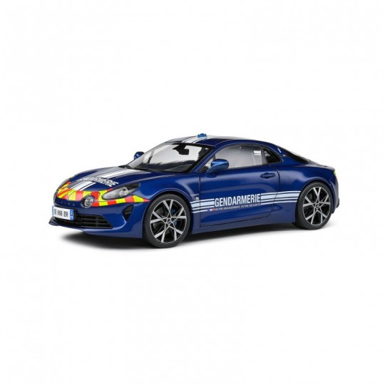 Miniature 1:18 Alpine A110 Gendarmerie blue 2023 - Solido Solido - 2