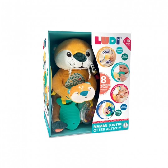 Peluche d'activités maman Loutre - Ludi LUDI - 2