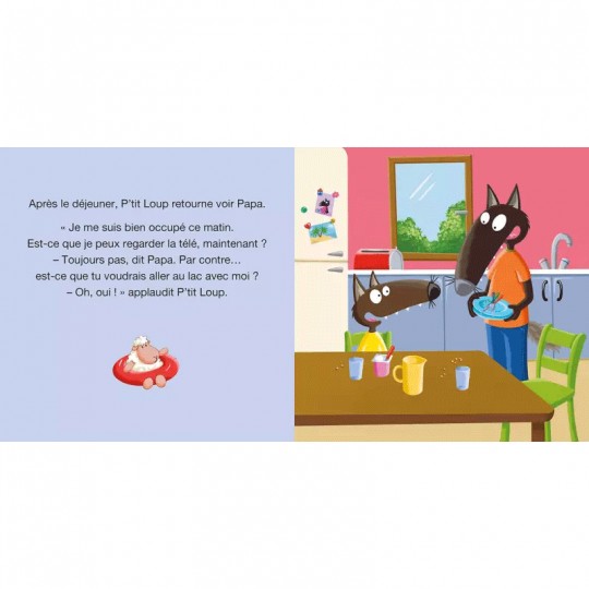 Mon album : P'tit loup passe une journée sans écran - Auzou Auzou - 4