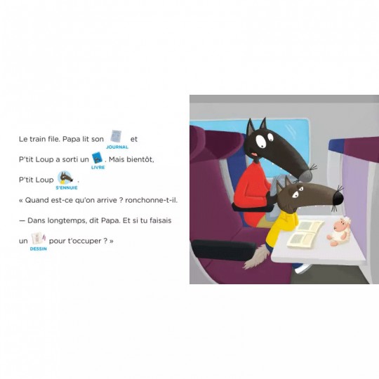 Mon album : P'tit loup et les émotions - Auzou Auzou - 1