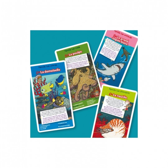 Jeu des 7 familles Les animaux marins La Petite Boite Edition - 2