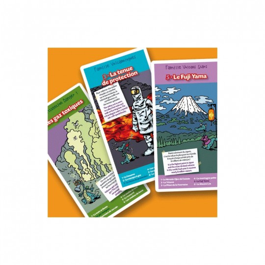 Jeu des 7 familles Les volcans La Petite Boite Edition - 2