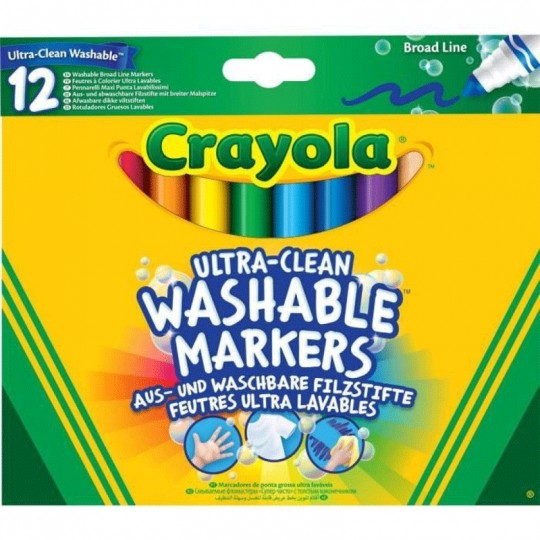 12 Feutres à colorier ultra lavables - Crayola Crayola - 2