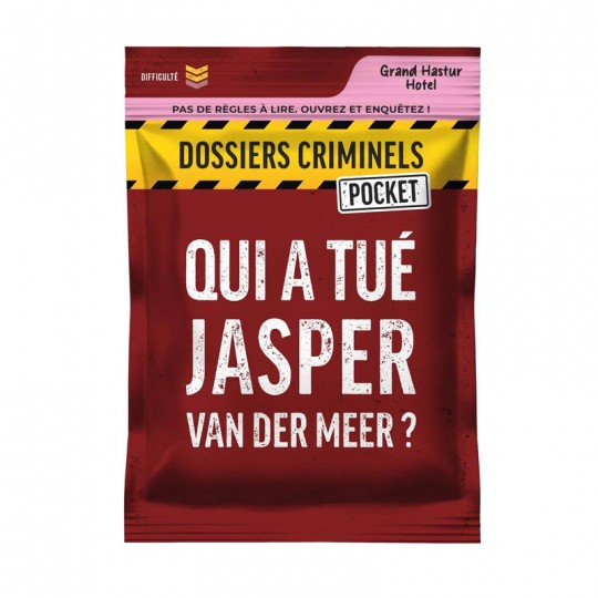 Dossiers Criminels Pocket : Qui a tué Jasper Van Der Meer ? Platonia Games - 1