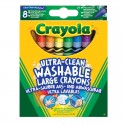 8 Gros crayons à la cire ultra lavables - Crayola Crayola - 1 8 Gros crayons à la cire ultra lavables - Crayola Crayola - 1