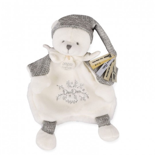 Collection Anniversaire : Doudou Ours cape Gris 25 cm - Doudou et compagnie Doudou et compagnie - 1