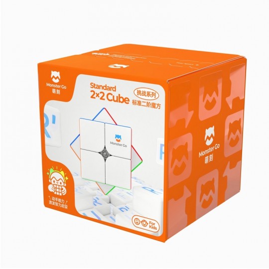 Cube 2x2 Stickerless Monster Go Monster Go - 2