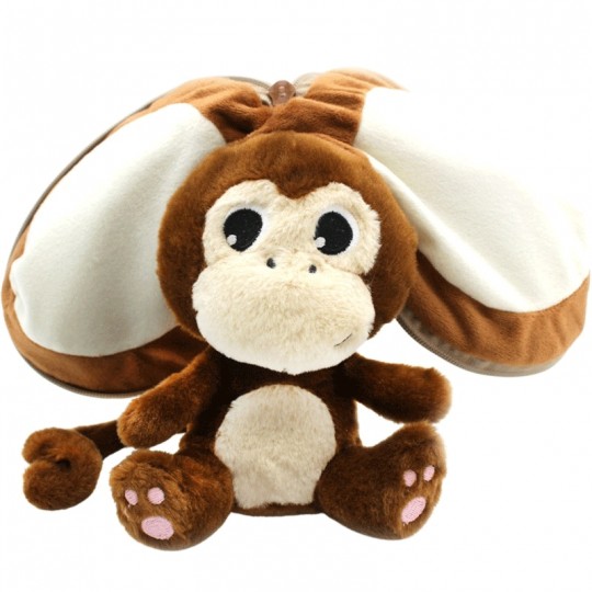 Peluche Flipetz Coconet le singe/noix de coco - Les Déglingos Les Déglingos - 1