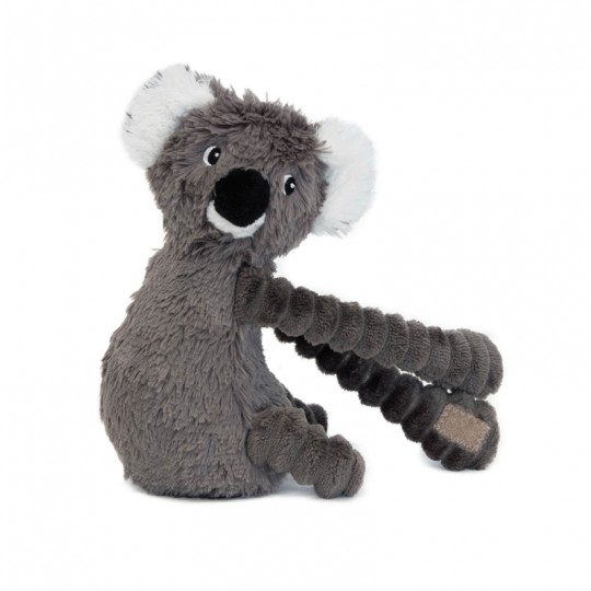 Peluche Les Ptipotos : koala Trankilou maman et son bébé gris Les Déglingos - 3