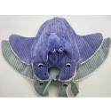 Peluche Les Ptipotos : raie manta Mantalou maman et son bébé violet Les Déglingos - 3 Peluche Les Ptipotos : raie manta Mantalou maman et son bébé violet Les Déglingos - 3
