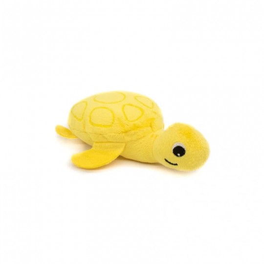 Peluche Les Ptipotos : tortue Sauvenou maman et son bébé jaune Les Déglingos - 2