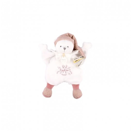 Collection Anniversaire : Doudou Ours cape Rose 25 cm - Doudou et compagnie Doudou et compagnie - 1