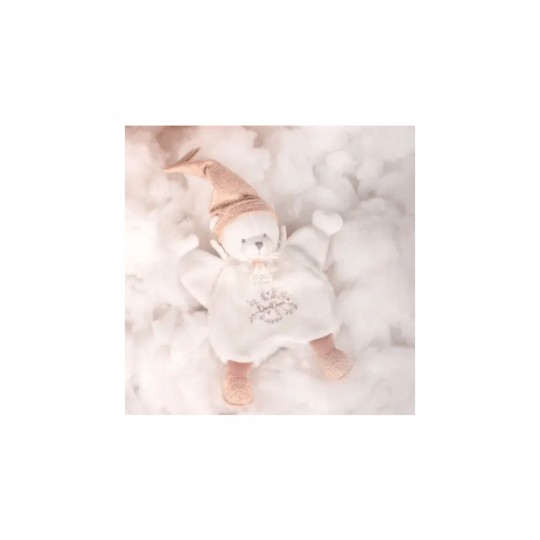 Collection Anniversaire : Doudou Ours cape Rose 25 cm - Doudou et compagnie Doudou et compagnie - 2