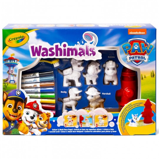 Washimals 5 animaux Pat'Patrouille - Crayola Crayola - 2