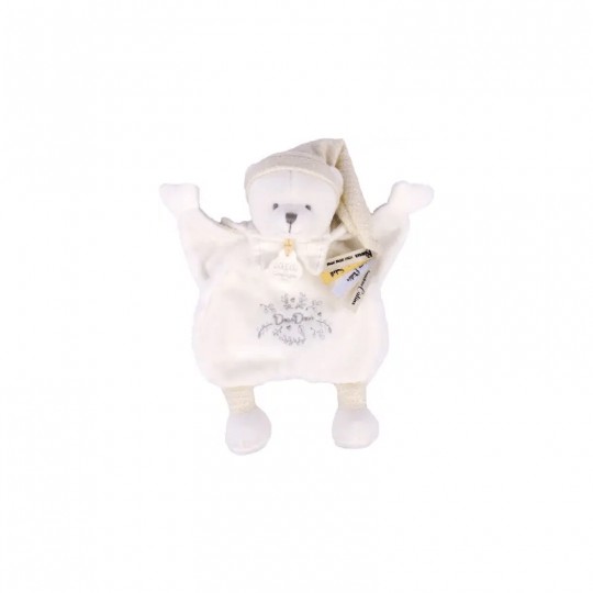 Collection Anniversaire : Doudou Ours cape Blanc 25 cm - Doudou et compagnie Doudou et compagnie - 1