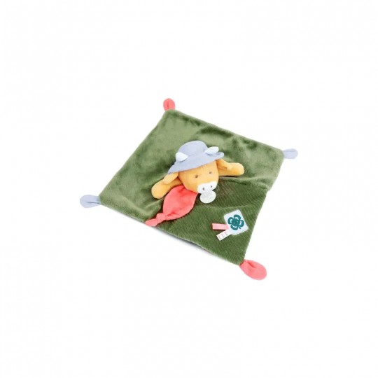 Dans mon jardin : Doudou vache plat Aneth 27 cm - Doudou et compagnie Doudou et compagnie - 2