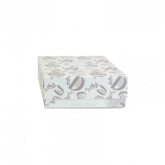Lapin DOUDOU : Doudou Lapin mouchoir Blanc 10 cm - Doudou et compagnie Doudou et compagnie - 3
