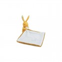 Lapin DOUDOU : Doudou Lapin mouchoir Jaune moutarde 10 cm - Doudou et compagnie Doudou et compagnie - 3 Lapin DOUDOU : Doudou Lapin mouchoir Jaune moutarde 10 cm - Doudou et compagnie Doudou et compagnie - 3