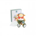 Dans mon jardin : Peluche vache verte avec doudou 28 cm - Doudou et compagnie Doudou et compagnie - 1 Dans mon jardin : Peluche vache verte avec doudou 28 cm - Doudou et compagnie Doudou et compagnie - 1