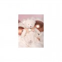 Collection Anniversaire : Doudou mouchoir ours Rose 30 cm - Doudou et compagnie Doudou et compagnie - 2 Collection Anniversaire : Doudou mouchoir ours Rose 30 cm - Doudou et compagnie Doudou et compagnie - 2