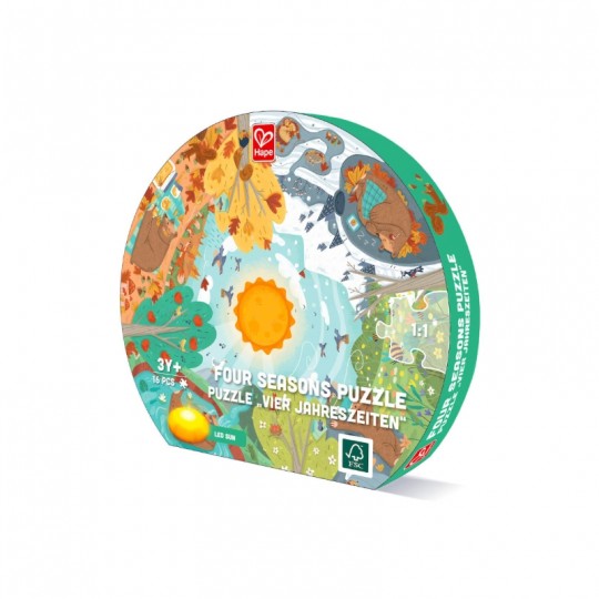 Puzzle circulaire 4 saisons - Hape Hape - 2