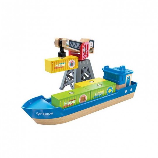 Bateau Cargo et Grue - Hape Hape - 2