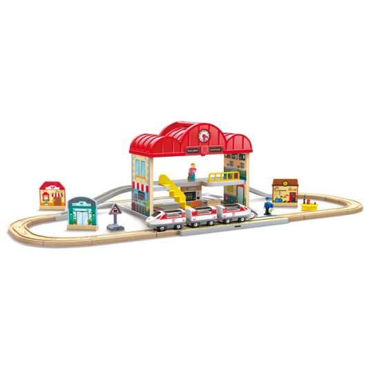 Coffret circuit de Train portable - Hape Hape - 2
