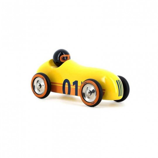 Voiture en bois Old Sport Compet' jaune - Vilac Vilac - 1