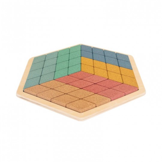 Puzzle mosaïque en liège 48 pcs - Korko Korko - 1