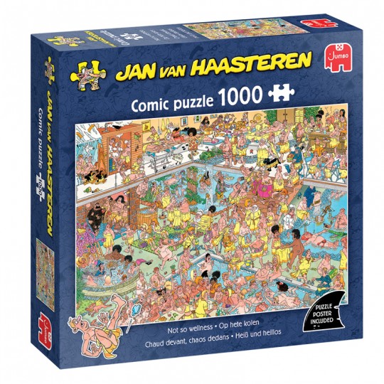 Puzzle 1000 pcs Jan van Haasteren Chaud devant, Chaos dedans - Jumbo Jumbo Games - 1