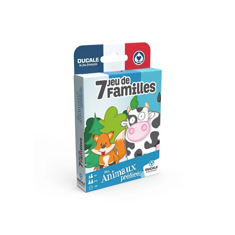 Boite de Jeu de familles Mes Animaux Préférés (Eco format) - Ducale