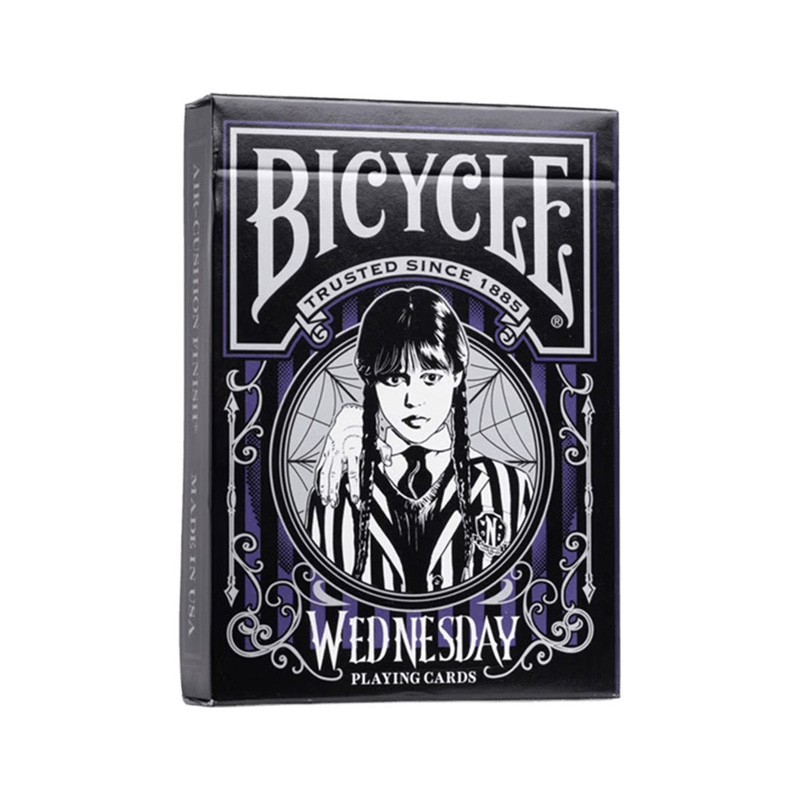 Boite de Jeu de 54 cartes Wednesday, Mercredi Adams - Bicycle
