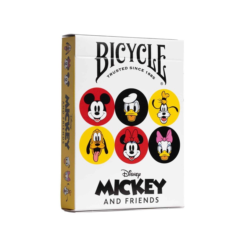 Boite de Jeu de 54 cartes Disney Mickey & Friends - Bicycle