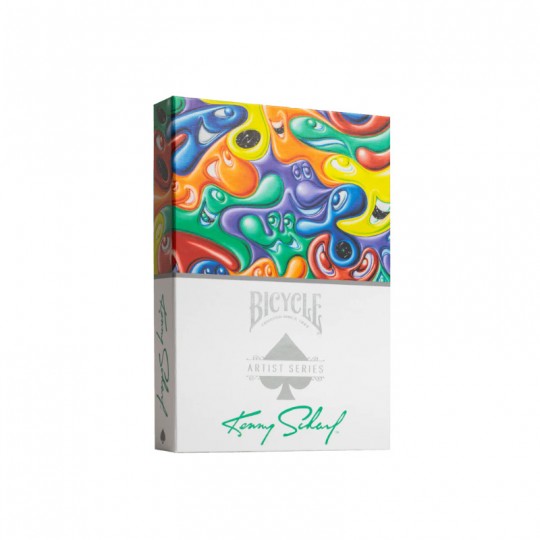 Jeu de 54 cartes Artist Series : Kenny Scharf - Bicycle Bicycle - 1